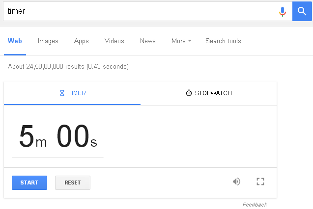 Google Timer