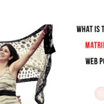 What is the use of matrimonial web portals?