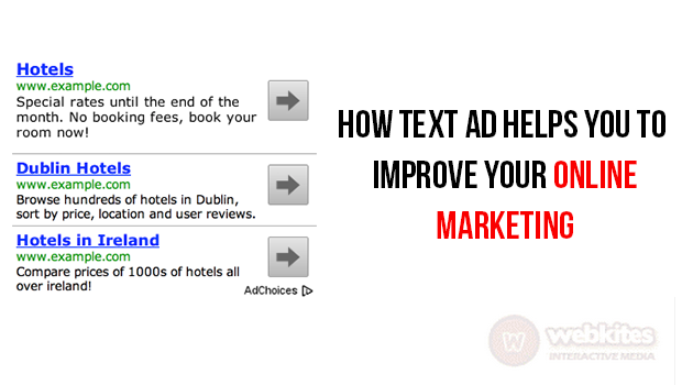 How text ads help you to improve your results in online marketing?