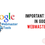Important Sections in Google Webmaster Tools